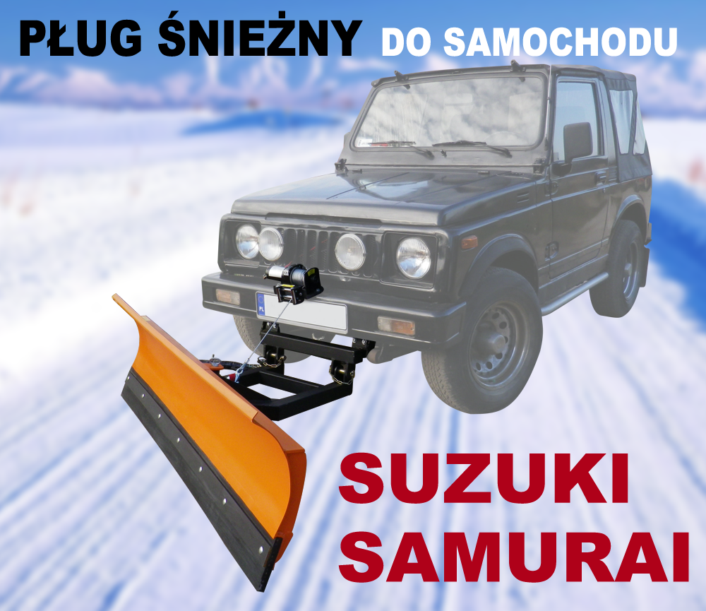 pług śnieżny do śniegu do samochodu suzuki samurai