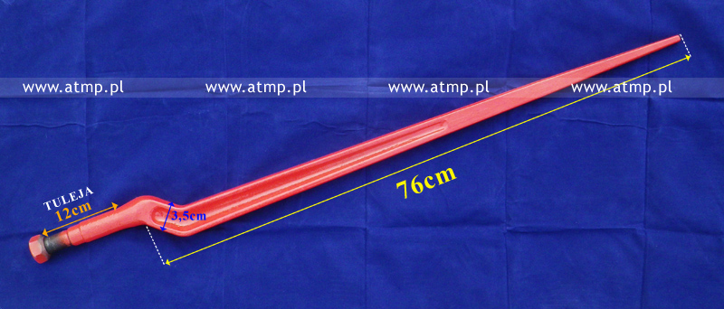 ząb kuty 880mm 88cm do krokodyla wideł